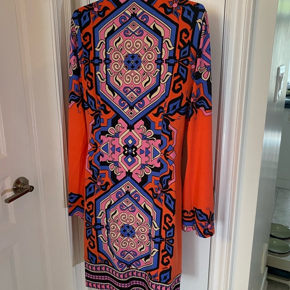 HALE BOB JEWELLED MINI DRESS red/blue/black - Picture 6 of 15